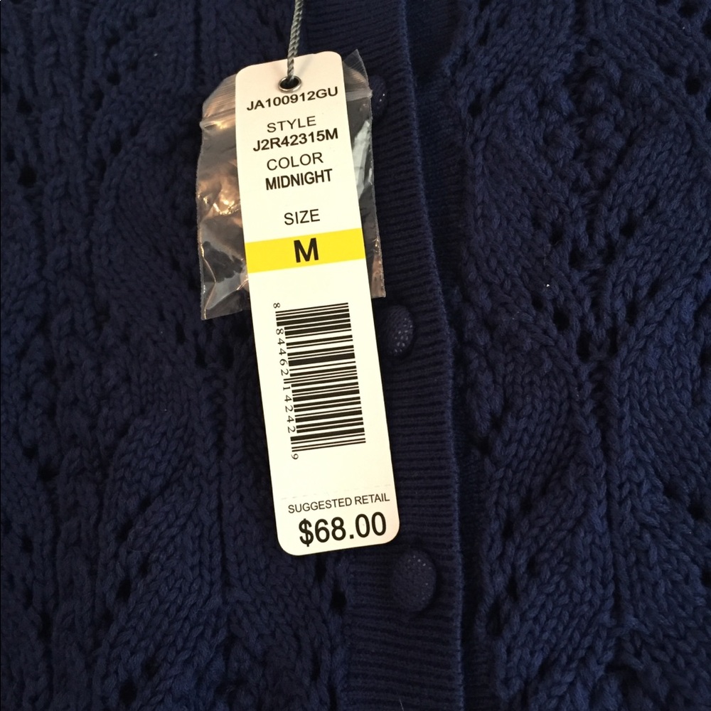Blue button down sweater - Picture 2 of 4